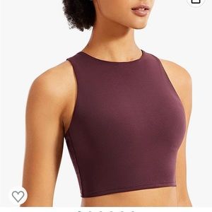 Naked Feeling Soft Sports Bra High Neck Racerback Medium